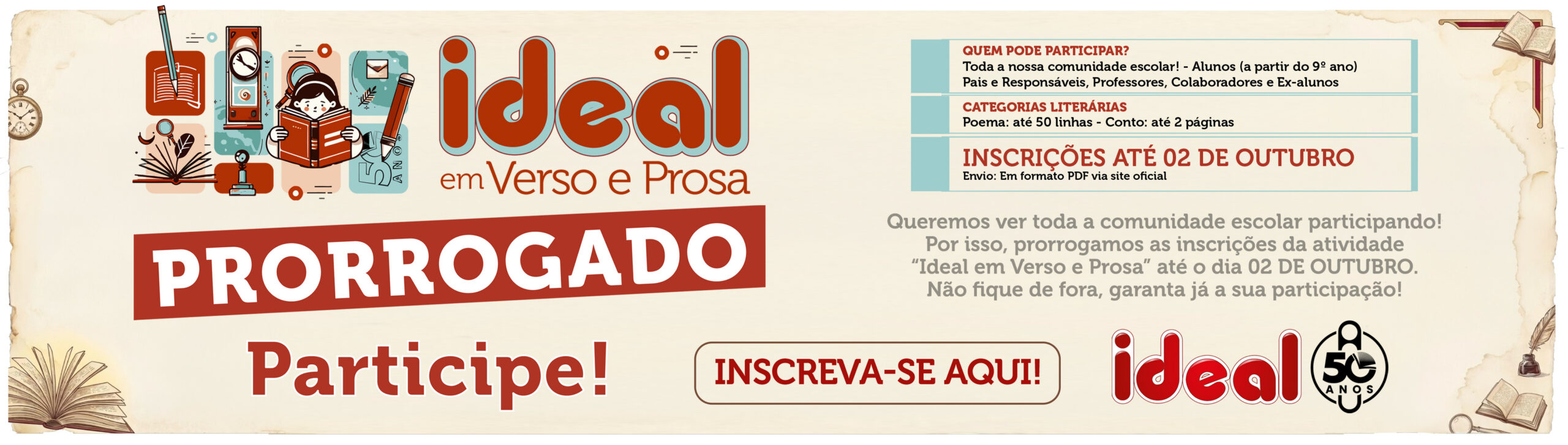 Banner versoemprosa Banner versoemprosa